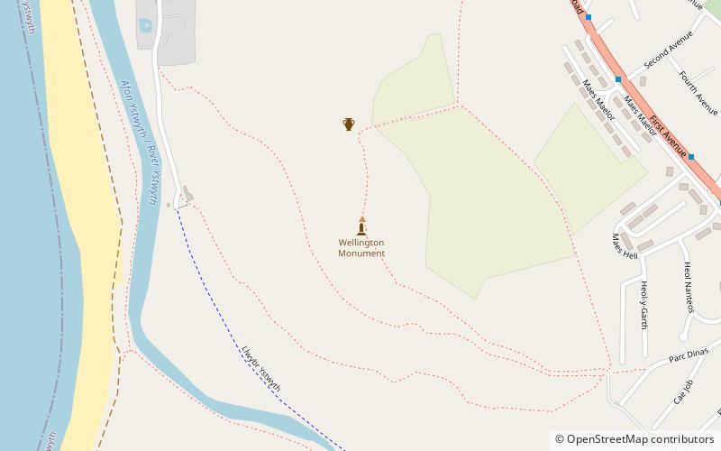 Pen Dinas location map