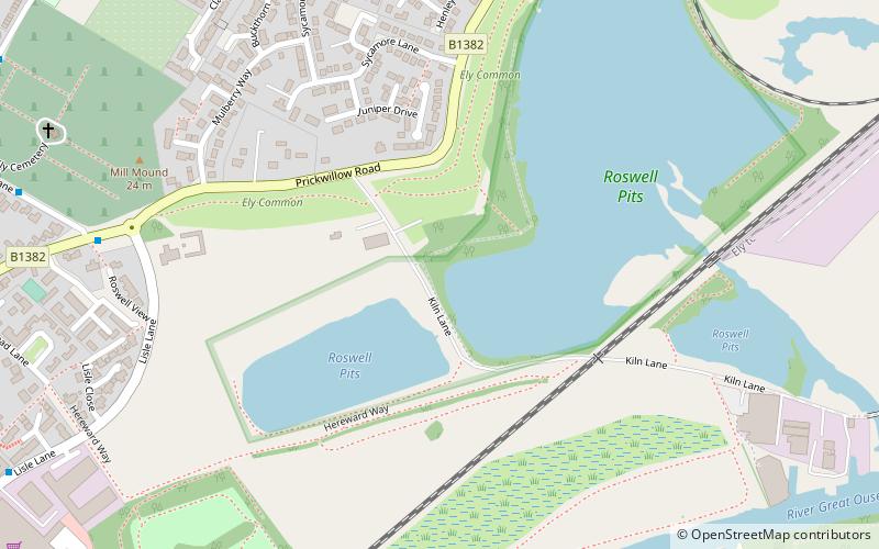 Roswell Pits location map