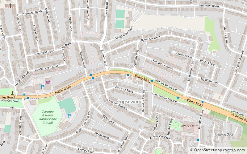 The Biggin Hall location map