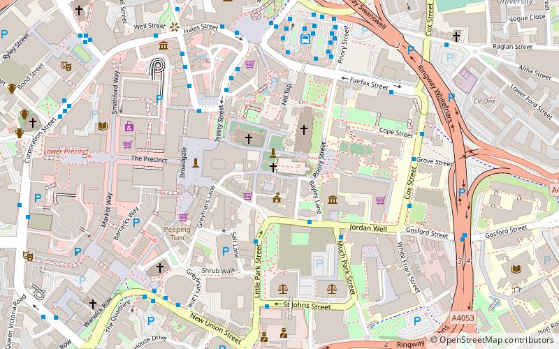 22 Bayley Lane location map