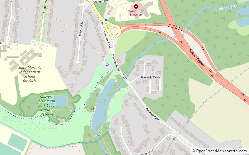 Sandalls Cottage location map