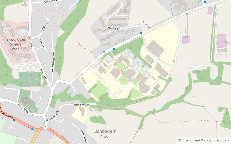 Thomas Parry Library location map