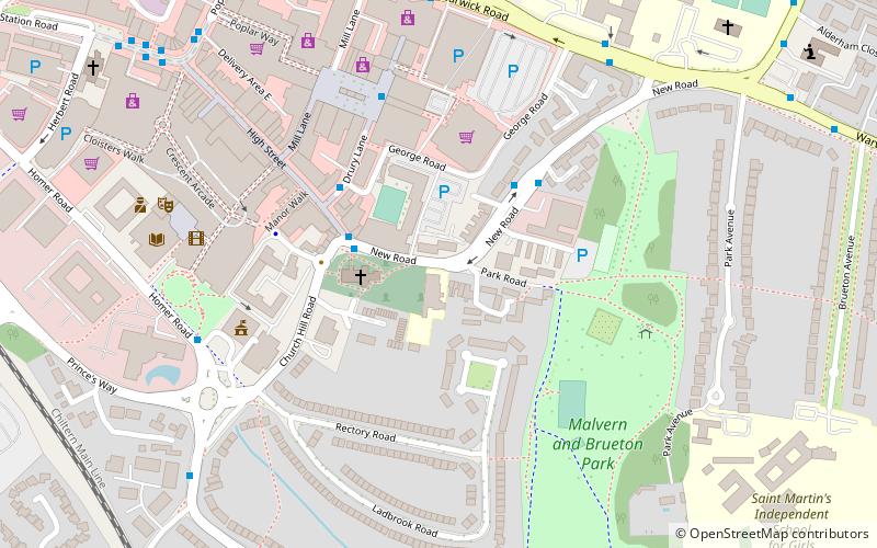 Église Saint-Alphège de Solihull location map