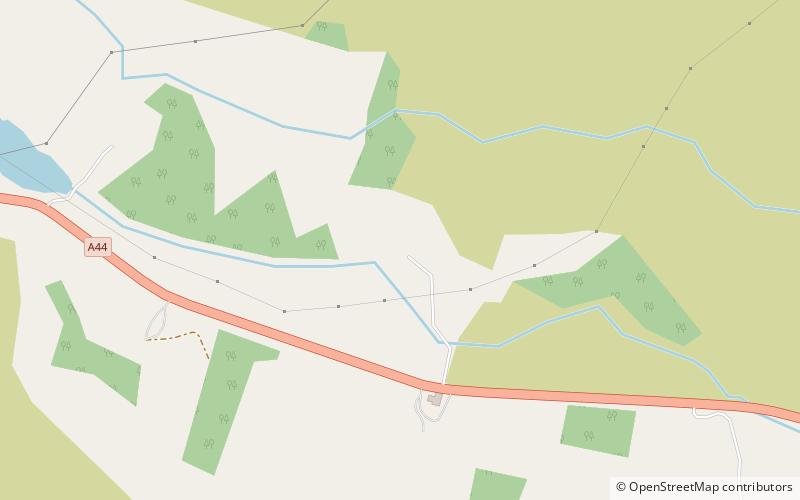 Llywernog Mine location map