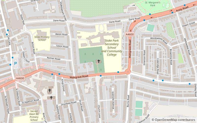 Stoke St Michael's Church location map