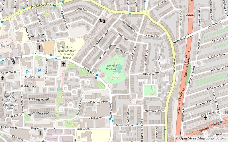 Primrose Hill Park location map
