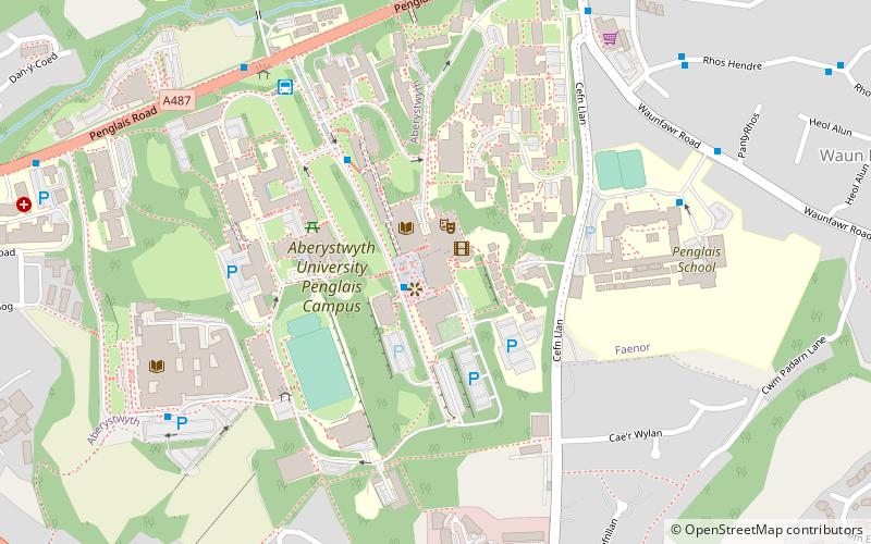 Aberystwyth University Ceramics Collection location map