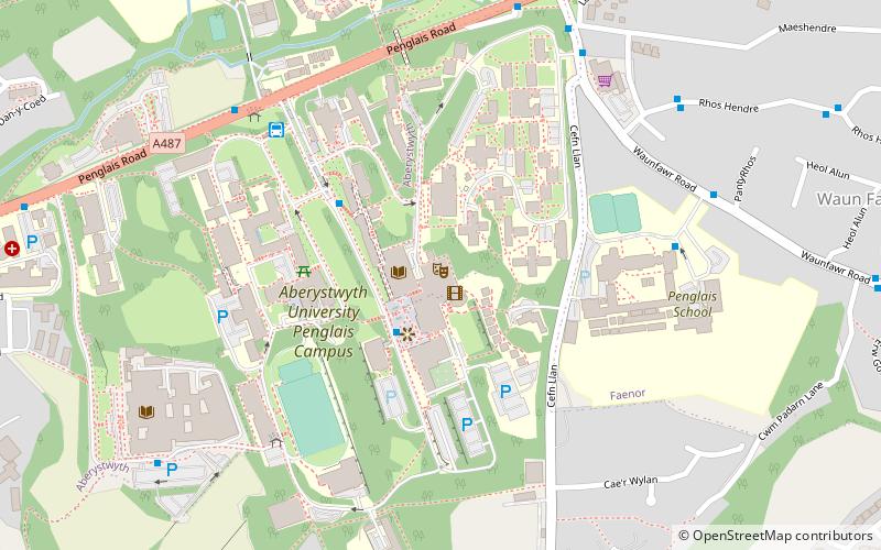 Aberystwyth Arts Centre location map