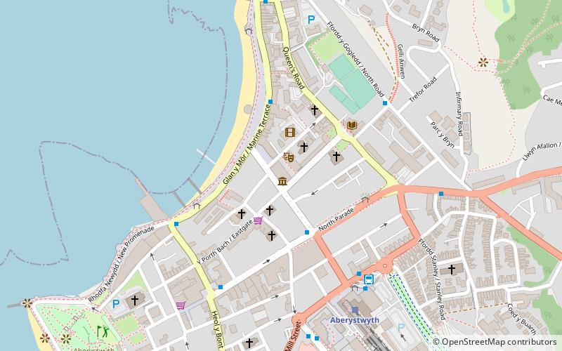 Ceredigion Museum location map
