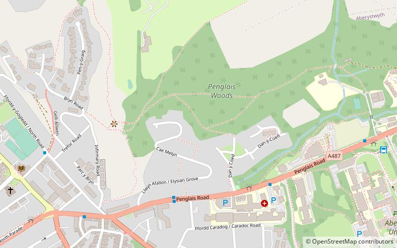 Penglais Nature Park location map