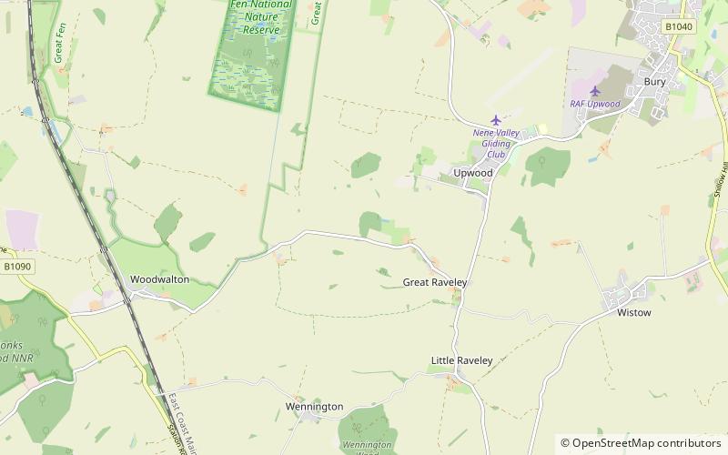 Raveley Wood location map