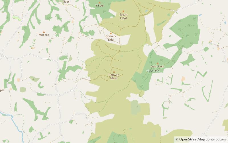 Pegwn Mawr location map