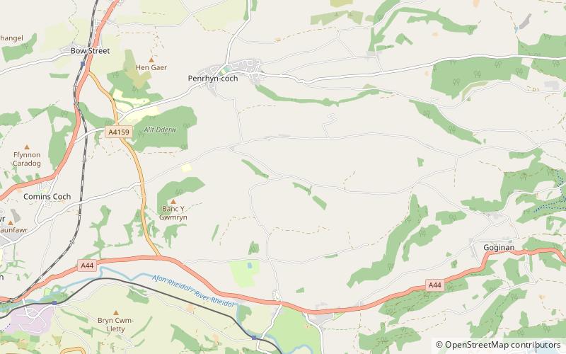 Ystrad Peithyll location map