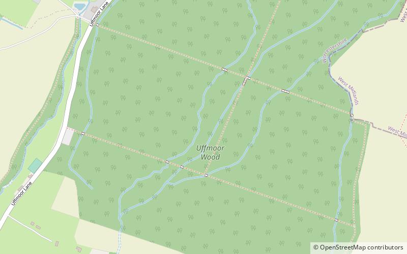 Uffmoor Wood location map
