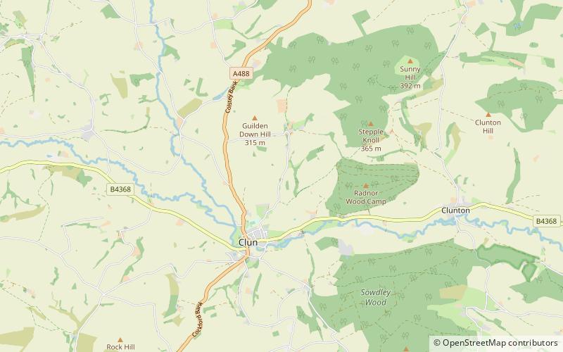 Radnor Wood location map
