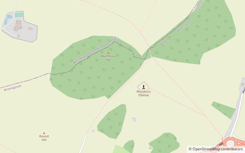wychbury ring location map