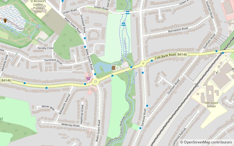 john morris jones walkway birmingham location map