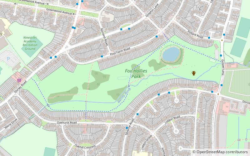 fox hollies birmingham location map