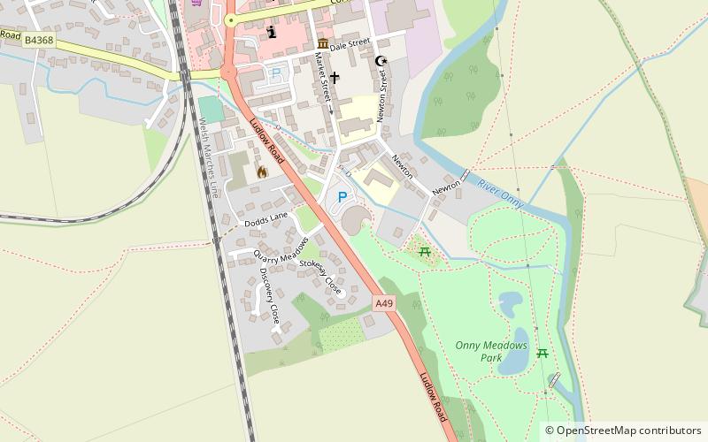 Shropshire Hills Discovery Centre location map