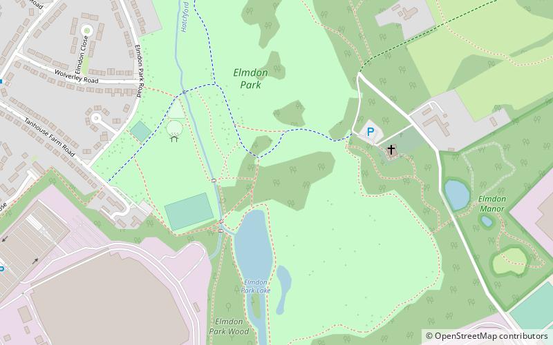 Elmdon Park location map