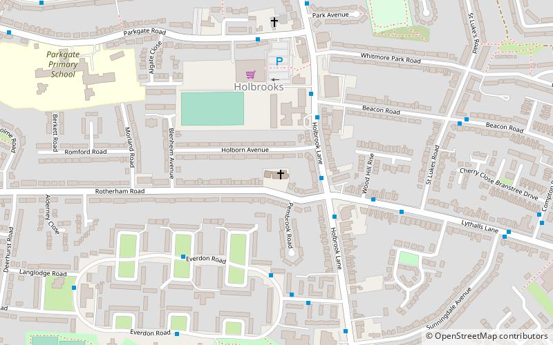 St Luke's Church location map