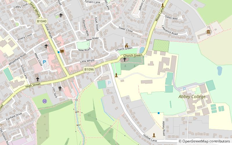 Ramsey Abbey Gatehouse location map