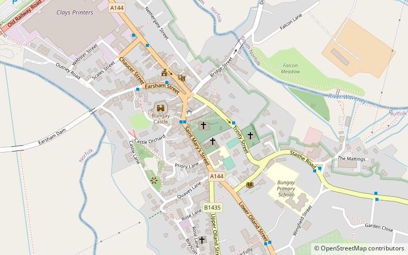 St Mary's Church location map