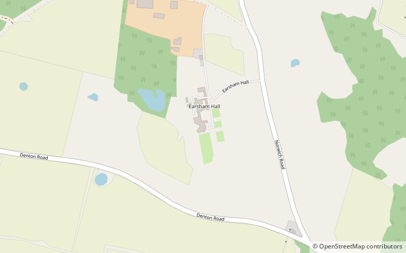 Earsham Hall location map