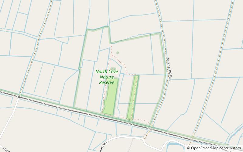 North Cove Nature Reserve location map