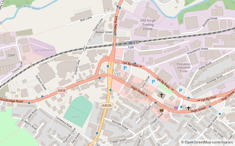 lye stourbridge location map