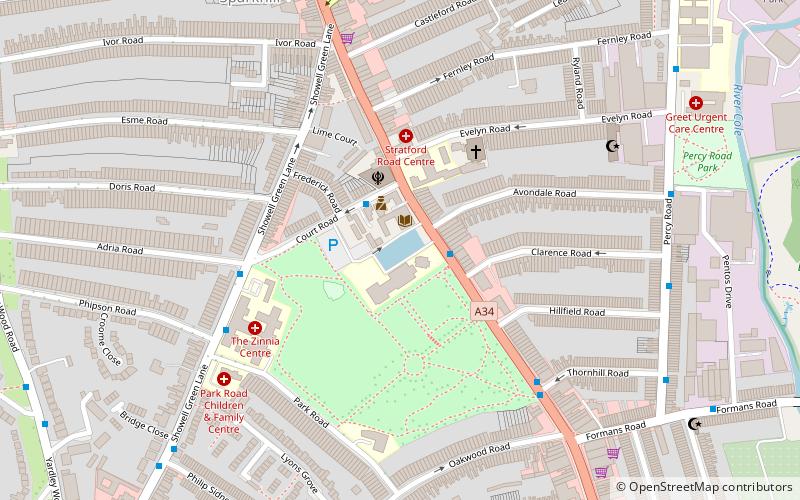 Sparkhill Library location map