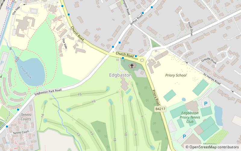 Edgbaston location map