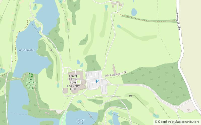 Forest of Arden Hotel and Country Club location map