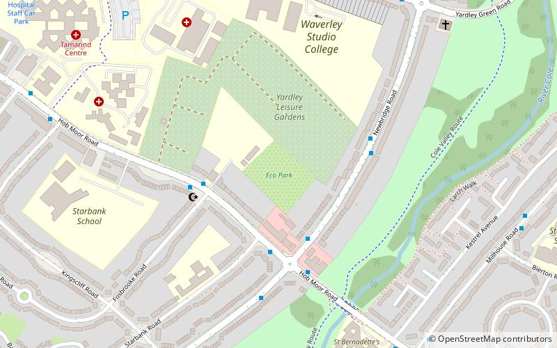 birmingham ecopark location map