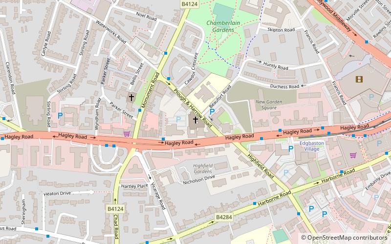 Birmingham Oratory location map