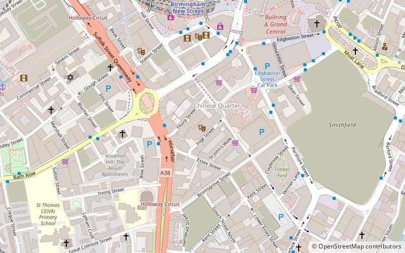 Birmingham Hippodrome location map