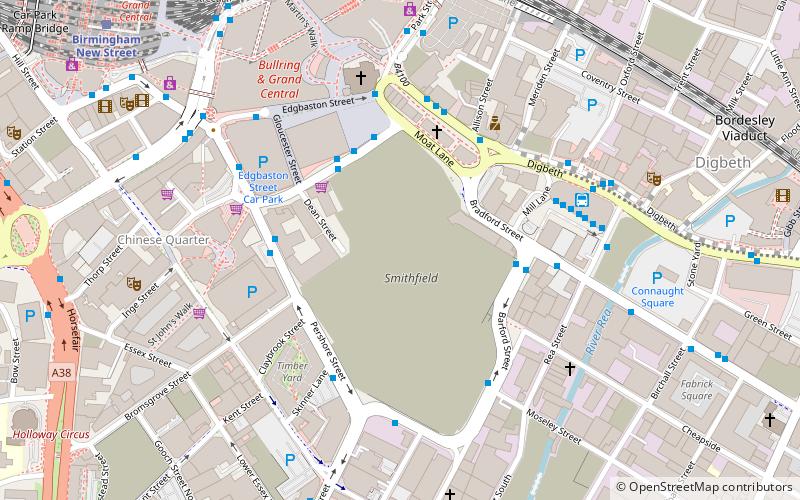 Birmingham Wholesale Markets location map
