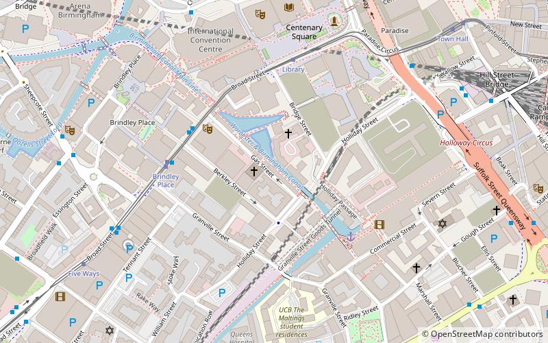 Gas Street Studios location map