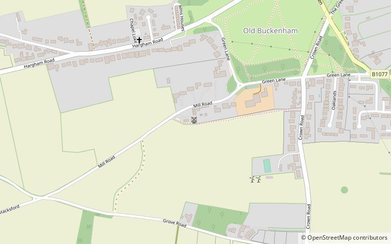 Old Buckenham Windmill location map