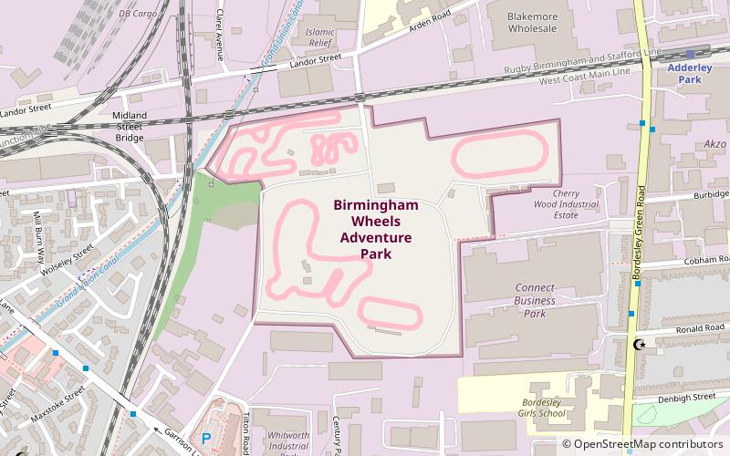 City of Birmingham Stadium location map