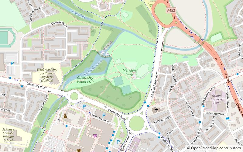 Meriden Park location map