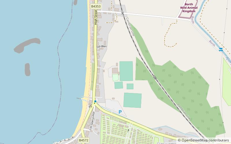 Borth Community Hall location map