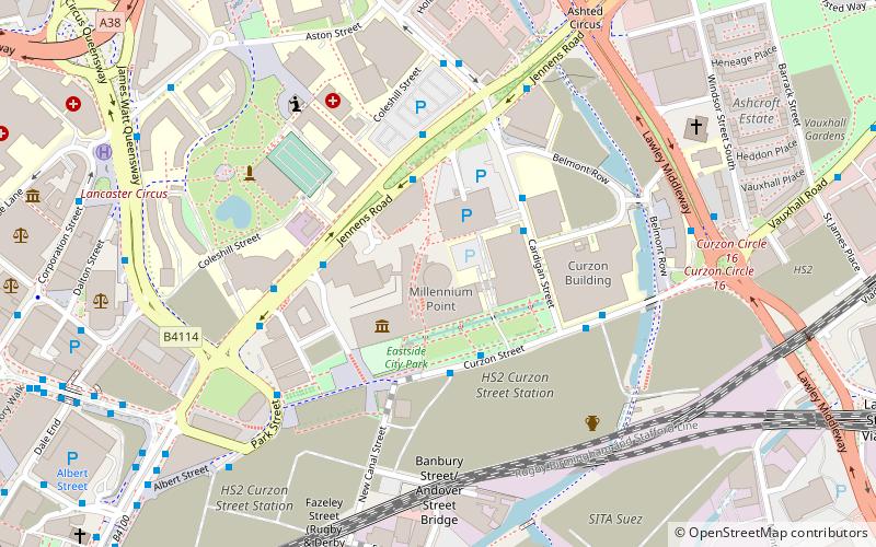 Millennium Point location map