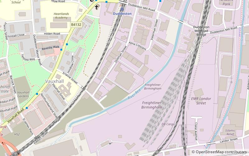 Birmingham Museum Collection Centre location map