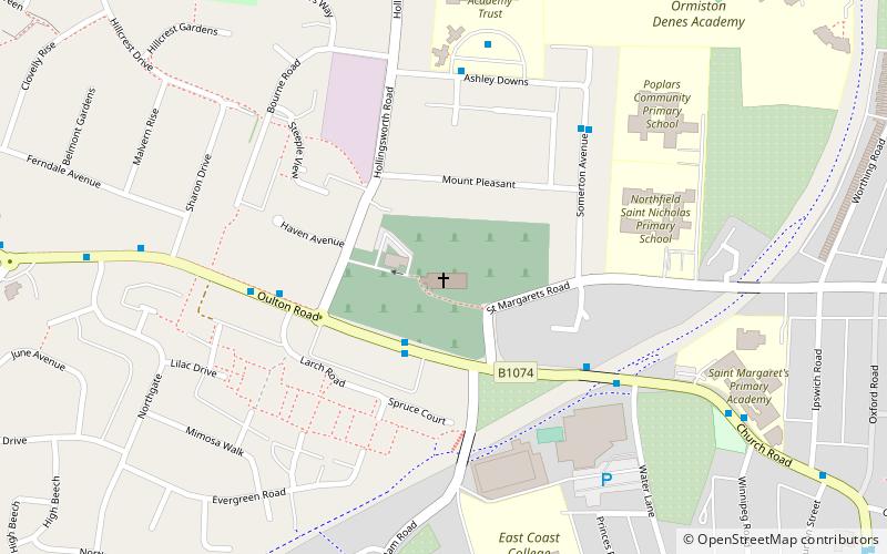 St Margaret's Church location map