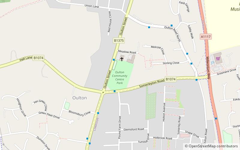 Oulton Community Centre Park location