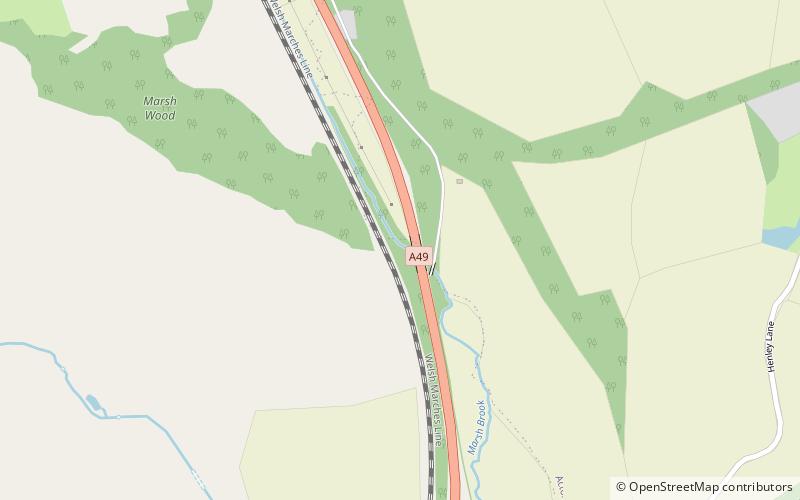 Shropshire Hills AONB location map