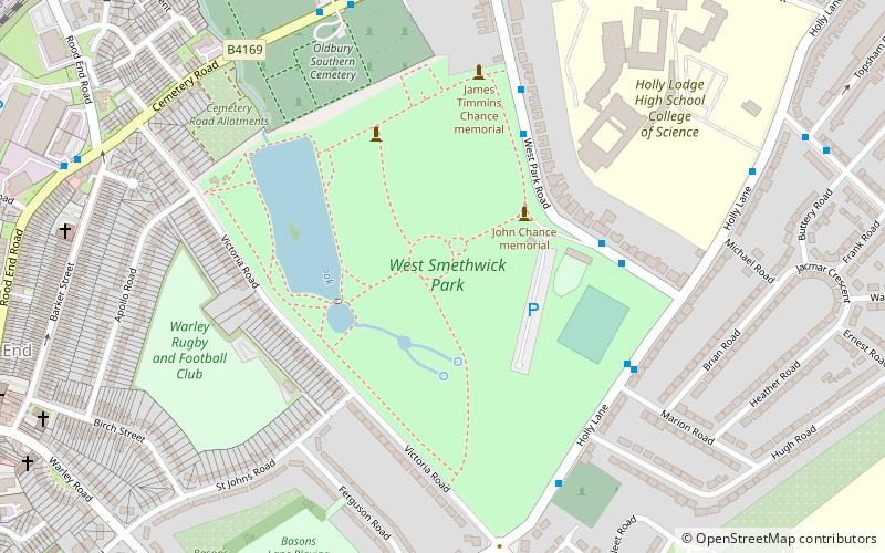 West Smethwick Park location map