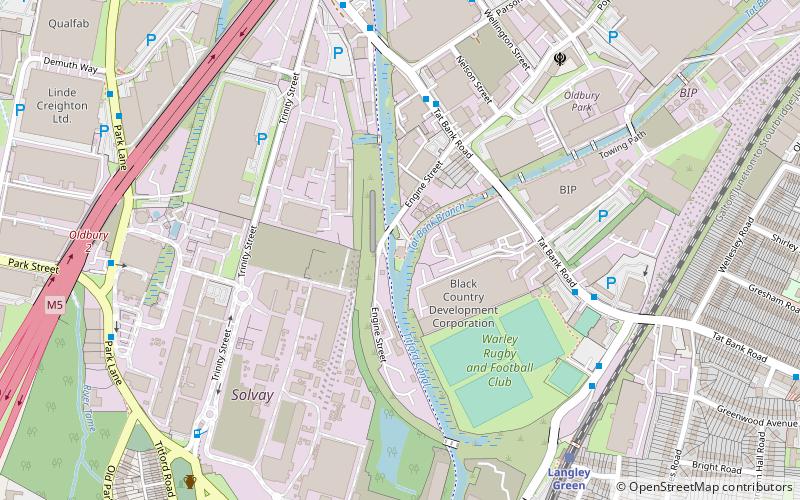 Titford Canal location map