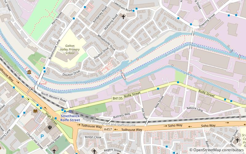 Engine Arm Aqueduct location map